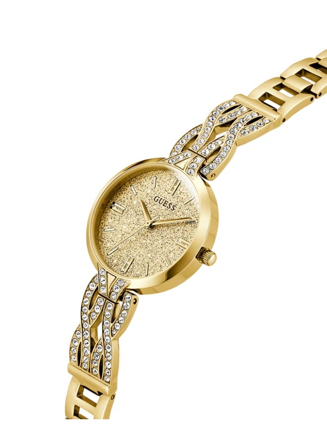 GUESS Women's Watches  GUESS Ladies Gold Tone Analog Watch - Image 2